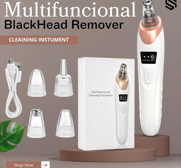 5 In 1 Blackhead Remover Machine Rechargeable Pore Cleaner - Skincare Device Designed For Pore Cleansing And Daily Beauty Routine