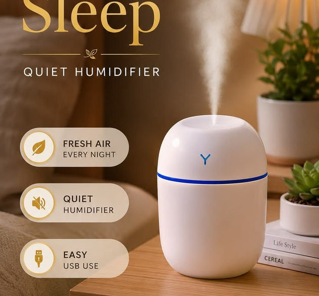 Mini Silent Humidifier - USB Aroma Diffuser